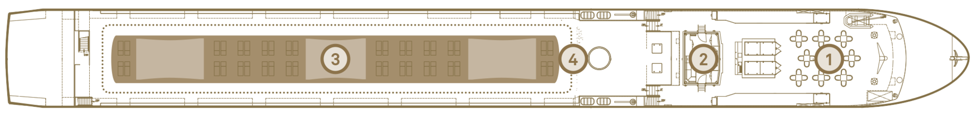 Sun Deck plan